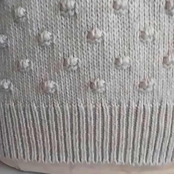 Gap Sweater Women's BAUBLES 3D Popcorn Knit Oatmeal 90s Y2K Small Tall - Picture 4 of 9